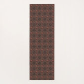 Persisches sonniges gerahmtes ethnisches Muster Yogamatte (Rückseite)