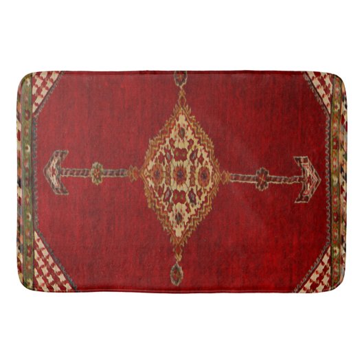 Persisches Teppichmuster Badematte (Vorderseite)