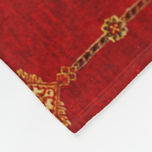 Persisches Teppichmuster Fleecedecke (Ecke)