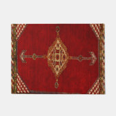 Persisches Teppichmuster Fußmatte (Vorderseite)