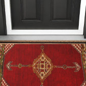 Persisches Teppichmuster Fußmatte