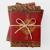 Persisches Teppichmuster Geschenkpapier Set (Beispiel)