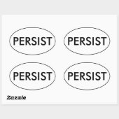 PERSIST Car Sticker (Blatt)