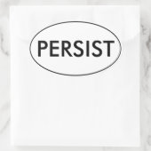 PERSIST Car Sticker (Tasche)