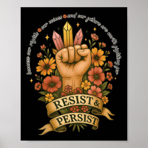Persist-Frauenrechte Protest Gleichheit Femi Poster