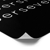 Persist - Motivierend T-Shirt für Poster (Ecke)