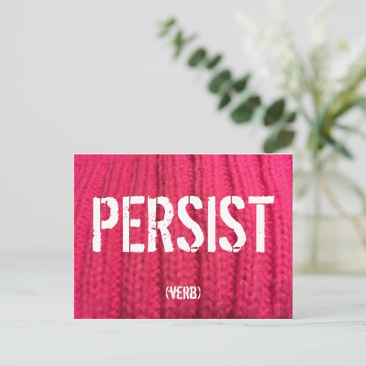 Persist Postkarte (Stehend Vorderseite)