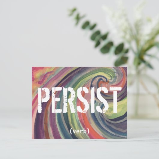 Persist Postkarte (Stehend Vorderseite)