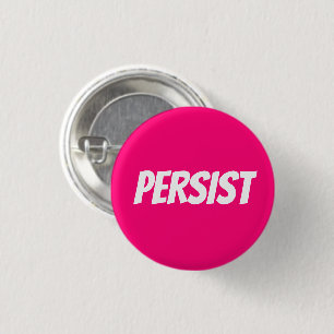 "Persist" weiß, rosa, magenta, fuchsia-Taste Button
