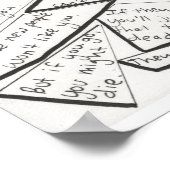 Persistent behalten (Angst) 18x24 Poster (Ecke)