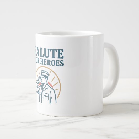 Persistente Positivität Jumbo-Tasse (Vorderseite Rechts)