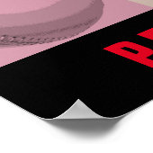 Persistenz Baseball Inspiration Motivierend Poster (Ecke)