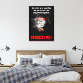 Persistenz Basketball Inspiration Motivierend Leinwanddruck (Insitu (Schlafzimmer))