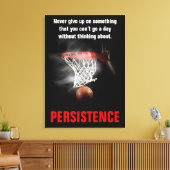 Persistenz Basketball Inspiration Motivierend Leinwanddruck (Insitu (Wohnzimmer))