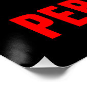 Persistenz Basketball Inspiration Motivierend Poster (Ecke)