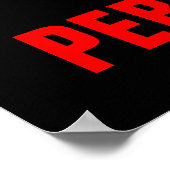 Persistenz Basketball Inspiration Motivierend Poster (Ecke)