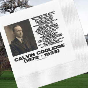 Persistenz-Entschlossenheit Omnipotente Coolidge Serviette