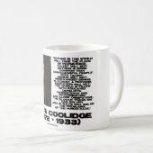 Persistenz-Entschlossenheit Omnipotente Coolidge Zweifarbige Tasse (VorderseiteRechts)