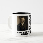 Persistenz-Entschlossenheit Omnipotente Coolidge Zweifarbige Tasse (Vorderseite Links)