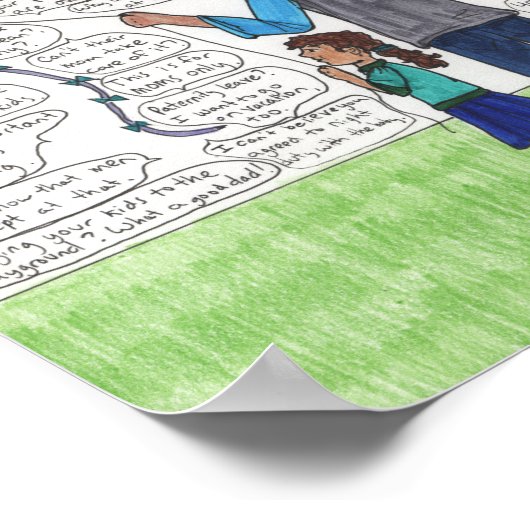 Persisting behalten (Vater) Poster (Ecke)