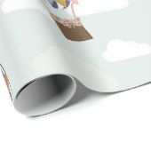 Persoanlis Balloon Geburtstagsparty Wrapping Paoer Geschenkpapier (Rolleneckpunkt)