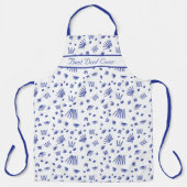 Persoliated Designed Nautical Themed Best Vater al Schürze (Vorderseite)