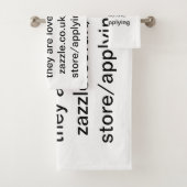 Person akzeptiert, dass sie geliebt wird. badhandtuch set (Insitu)