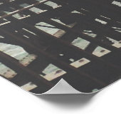 PERSON AUF BRÜCKE POSTER (Ecke)