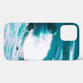 PERSON AUF DER SCHIFFFAHRT MIT OZEAN WAVES Case-Mate iPhone HÜLLE (Rückseite (Horizontal))