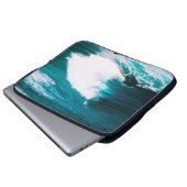 PERSON AUF DER SCHIFFFAHRT MIT OZEAN WAVES LAPTOPSCHUTZHÜLLE (Vorne Knopf)