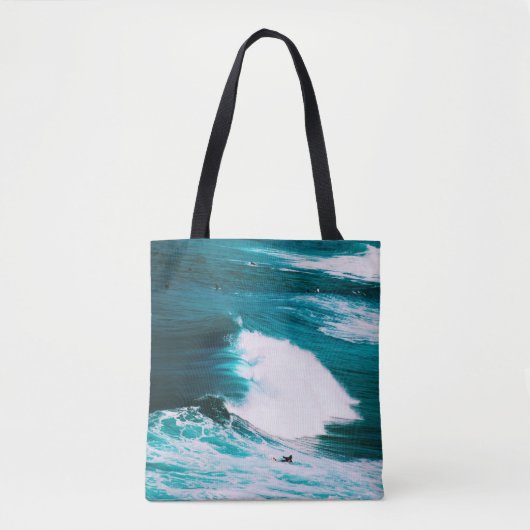 PERSON AUF DER SCHIFFFAHRT MIT OZEAN WAVES TASCHE (Vorderseite)