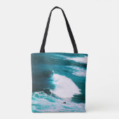 PERSON AUF DER SCHIFFFAHRT MIT OZEAN WAVES TASCHE (Rückseite)