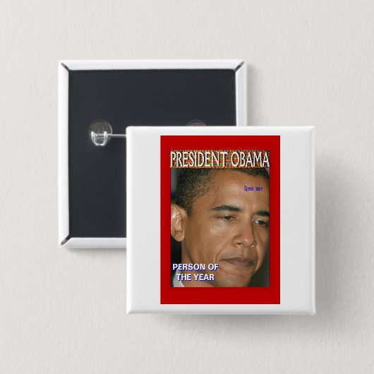 Person des Jahres Button (Vorne & Hinten)