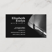 Person, die auf Graustufen läuft Visitenkarte (Rückseite)