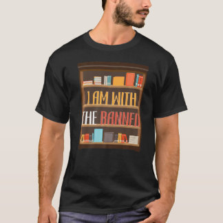 Person, die Bookworm liest, ist bei der verbotenen T-Shirt
