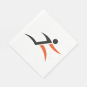 Person, die das Design ausführt Serviette (Ecke)