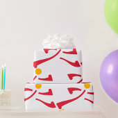 Person, die das Symbol ausführt Geschenkpapier