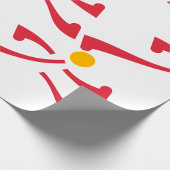 Person, die das Symbol ausführt Geschenkpapier