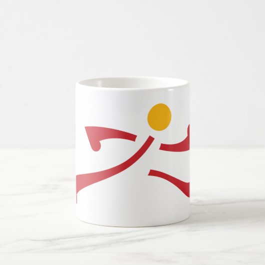 Person, die das Symbol ausführt Kaffeetasse (Mittel)