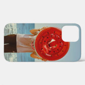 Person, die einen aufblasbaren Wassermelonring bes Case-Mate iPhone Hülle (Rückseite (Horizontal))