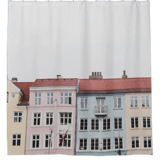 Person, die Fotos von Strukturen macht Duschvorhang