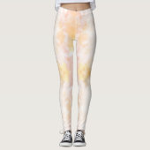 Person, die Leggings mit einem weichen, pastellfar (Vorderseite)