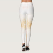 Person, die Leggings mit einem weichen, pastellfar (Rückseite)