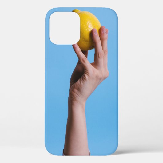 Person, die Zitrone hält Case-Mate iPhone Hülle (Rückseite)