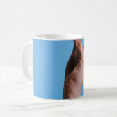 Person, die Zitrone hält Kaffeetasse (Vorderseite Links)