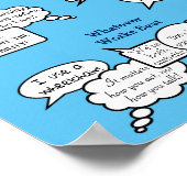 Person erste Identität Kommentare Drucken Poster (Ecke)