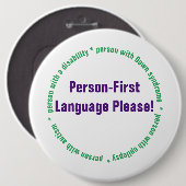 Person First Language Button (Vorne & Hinten)