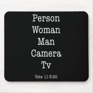 Person Frau Mann Kamera Fernsehen Abstimmung 11-3  Mousepad