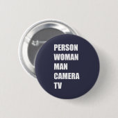 Person, Frau, Mann, Kamera, Fernsehen Button (Vorne & Hinten)