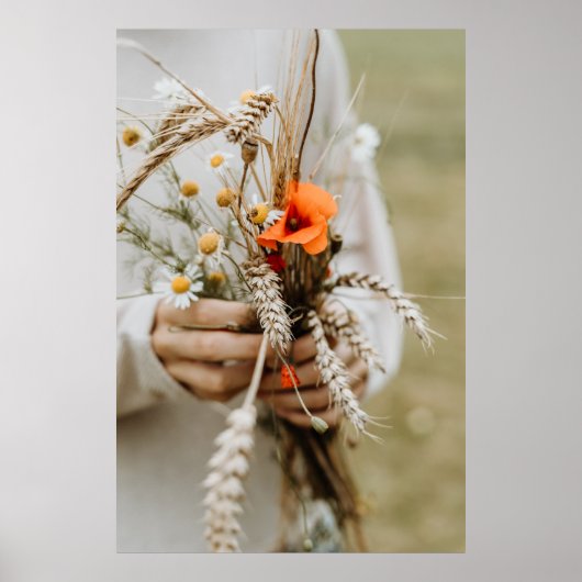 PERSON HOLT ORANGE PEALED BLUME POSTER (Vorne)